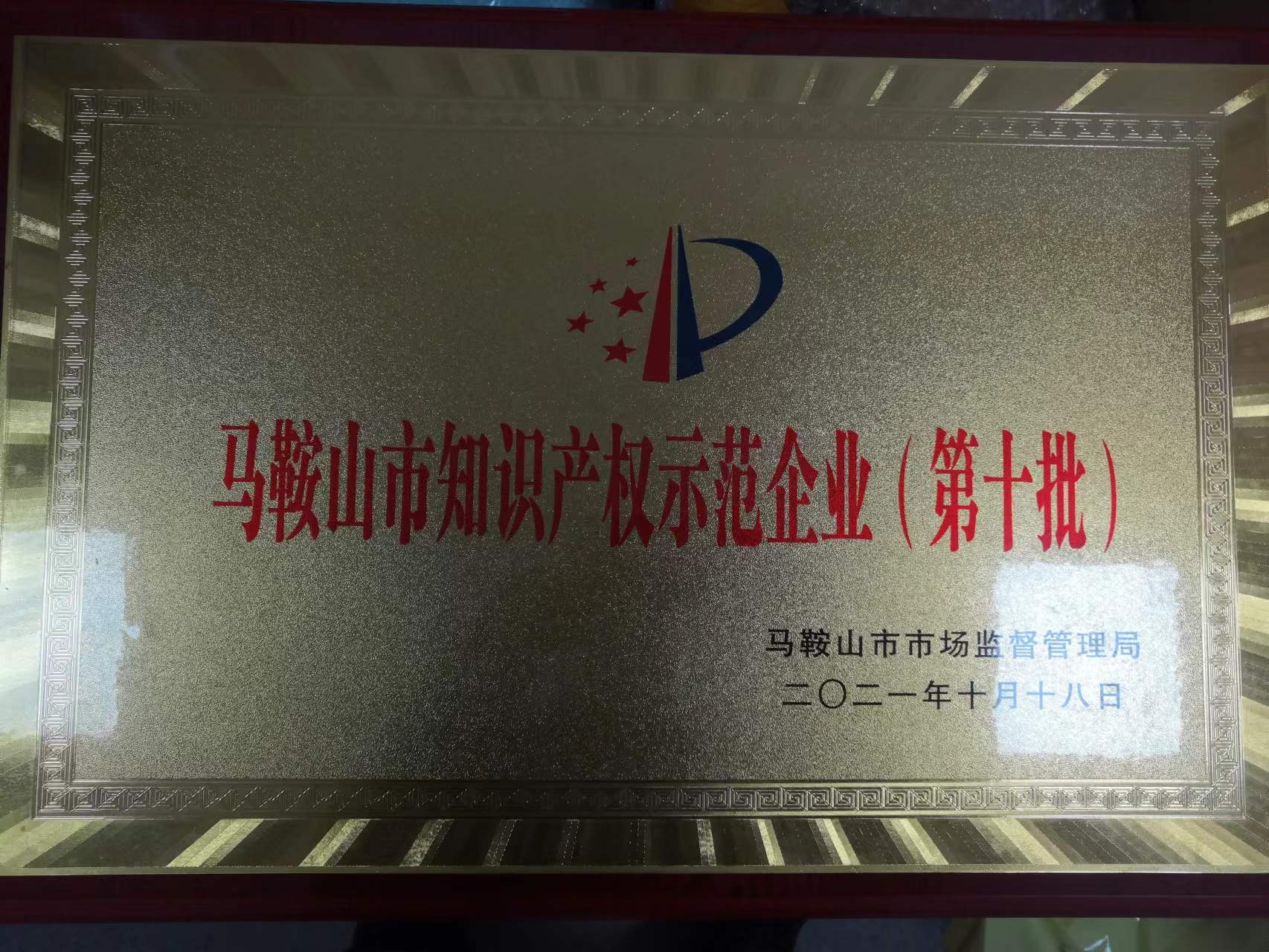 马鞍山市知识产权示范企业 (第十批)